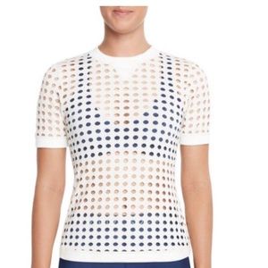 Enmeshed White Crew Tee